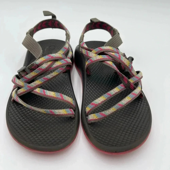 Chaco Girl's ZX1 Multicolor Strappy Sandals Size 3 Kids Outdoor Summer Hiking - Picture 5 of 13